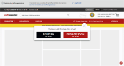 Desktop Screenshot of proffsmagasinet.se